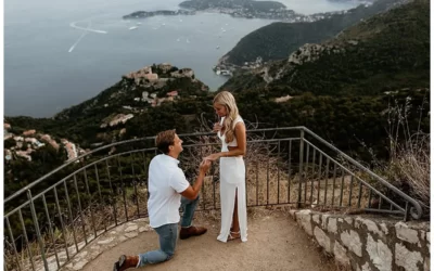 Demande en mariage surprise à Eze, Côte d’Azur